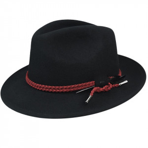 Palarie Bailey of Hollywood Lund Fedora Negru 2