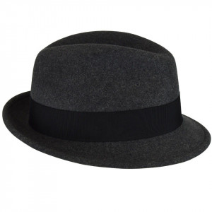 Palarie Bailey of Hollywood Tino Fedora Negru Mix 3