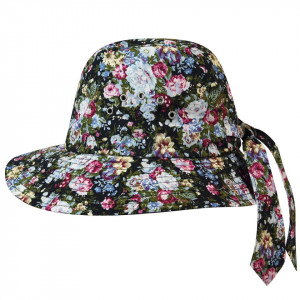Palarie Betmar Knotted Cloche Floral 4