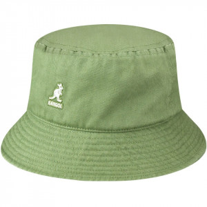 Palarie Kangol Washed Bucket Verde 3