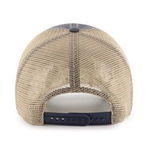 47 Brand, Sapca de bumbac cu logo New York Yankees si segmente de plasa, Negru 2