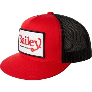 Bailey Western, sapca barbati night rider, Rosu/Negru