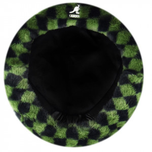 Bereta Kangol Faux Fur Check Verde 5
