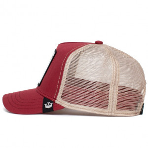 Sapca Goorin Brothers Trucker The Baddest Boy Rosu 3