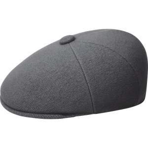 Kangol, basca din lana Panel 575, Gri carbune