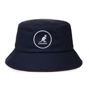 Palarie albastra Kangol Cotton Bucket