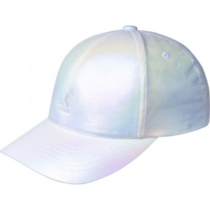 Kangol foiled baseball cap, Weiß