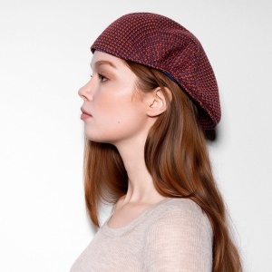 Kangol, basca grid knit 504, Albastru 3
