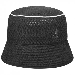 Palarie Kangol Mesh Bin Negru 2