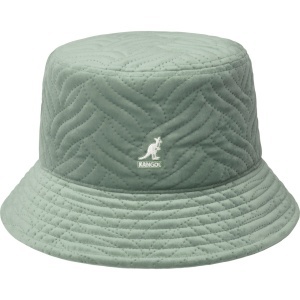 Kangol, Palarie plush puff bucket, Verde pal