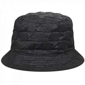Palarie Kangol Pucker Check Bucket Negru 3