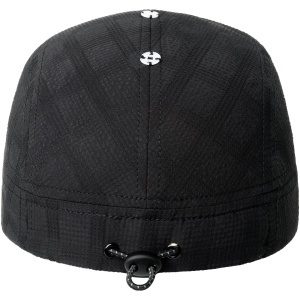 kangol, sapca 5 panel Seersucker, Negru mat - Img 4