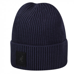 Caciula Kangol Patch Beanie Bleumarin 3
