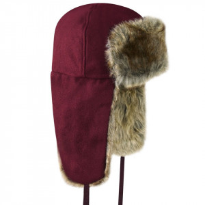 Caciula Kangol Wool Ushanka Rosu Bordo 2