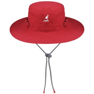 Palarie Kangol utility cords jungle rosu 3