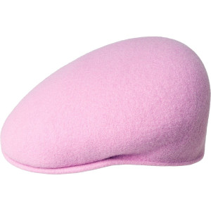 Kangol wool 504 flatcap, Peony Pink