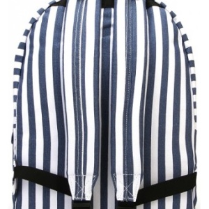 Mi-Pac, Rucsac din bumbac Seaside Stripe, Albastru/ Alb - Img 2