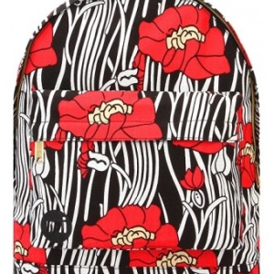 Mi-Pac, Rucsac premium Poppy, Negru/Rosu