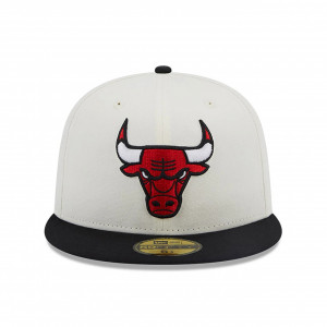 New Era sapca alba 59fifty fitted chicago bulls championship 2