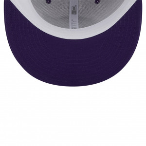 New Era sapca alba 9fifty la lakers white crown patch 6
