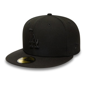 New Era, Sapca 59fifty essential Los Angeles Dodgers, Negru mat