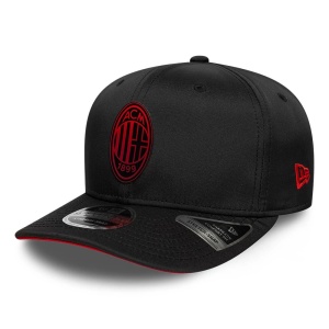 New Era, sapca 9seventy poly AC Milan, Negru mat