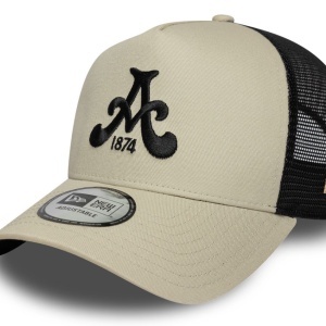 New Era, sapca trucker A logo Aston Villa, Bej safari