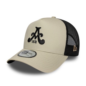 New Era, sapca trucker A logo Aston Villa, Bej safari