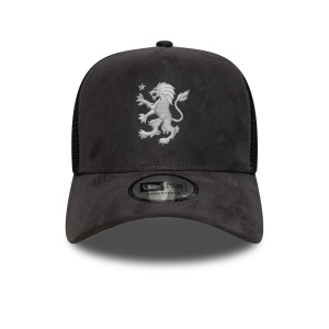 New Era, sapca trucker faux suede Aston Villa, Gri carbune - Img 2
