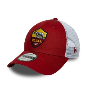 New Era, sapca trucker league AS Roma, Rosu