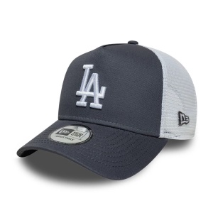 New Era, sapca trucker Los Angles Dodgers league, Gri carbune