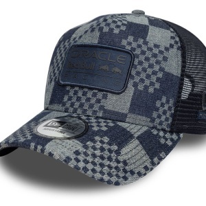 New Era, sapca trucker patterned Red Bull F1, Albastru denim