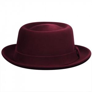 Palarie Kangol Polished Pork Pie Rosu 2