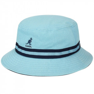Palarie Kangol Stripe Lahinch Albastru Deschis
