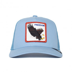 Sapca Goorin Brothers Trucker Freedom Eagle Albastru Deschis
