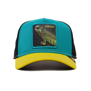 Sapca Goorin Brothers Trucker Iguana Party Verde