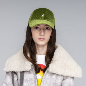 Sapca Kangol Dash Quilted Baseball Verde 2