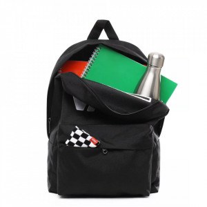 Vans, Rucsac unisex cu logo Old Skool III, Negru 2