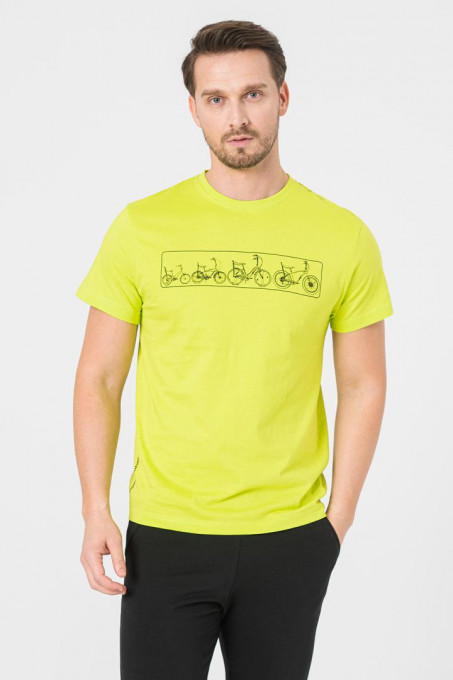 TRICOU MULTIBIKE PEGAS BARBATI LIME PUNC