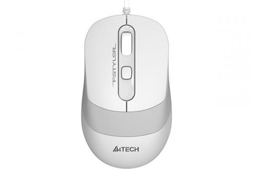 MOUSE A4TECH FM10 cu fir 1600DPI, ALB