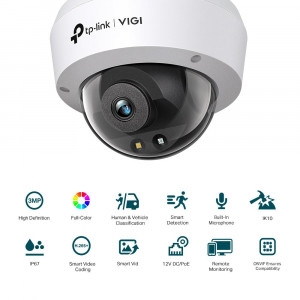 TP-LINK VIGI 3MP DOME NTW CAMERA 2.8MM - Img 2