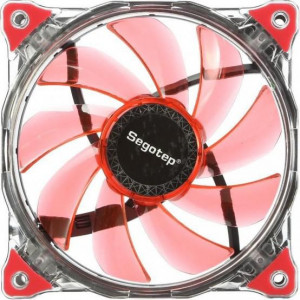 Ventilator SEGOTEP Polar Wind Red, 120mm - Img 1