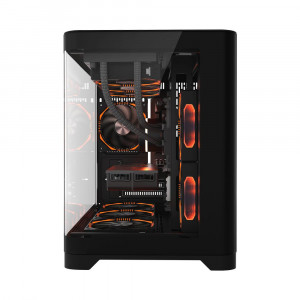 Carcasa 1STPLAYER Gaming UV6 BLACK - Img 3