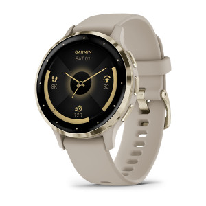 Ceas Garmin Venu 3S Soft Gold/French Gra - Img 1