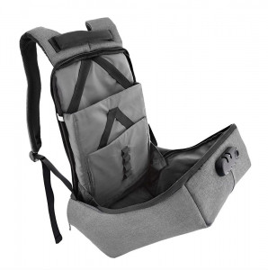 Rucsac laptop Tellur Antif. V2 15.6" gri - Img 2