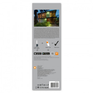 SMART OUTD WIFI FLARE WALL RGBW DG LEDV - Img 3