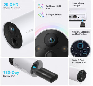TAPO C420S1 WIFI 1 CAM HOME SECURITY - Img 3
