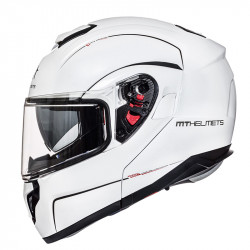 MT Helmets - ATOM [sun visor] - alb