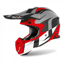 AIROH - MX TERMINATOR OPEN VISION SHOOT - rosu mat