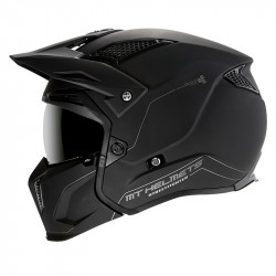 MT Helmets - STREETFIGHTER [sun visor] - negru mat A1